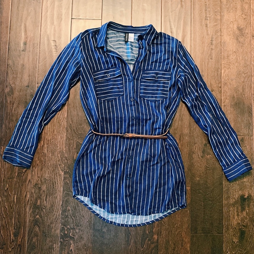 H&M LONG DRESS SHIRT